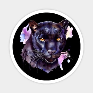 Black Panther Artwork, Watercoulor Painting Magnet